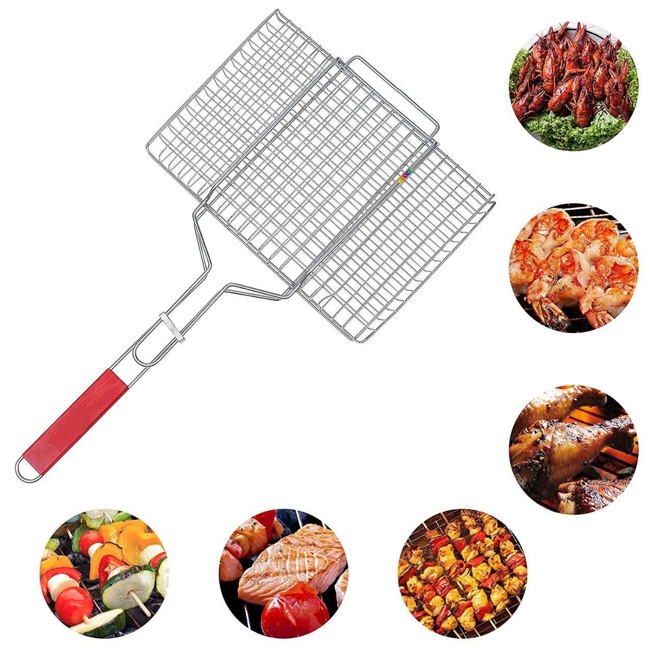 Stainless Steel BBQ Net Holder