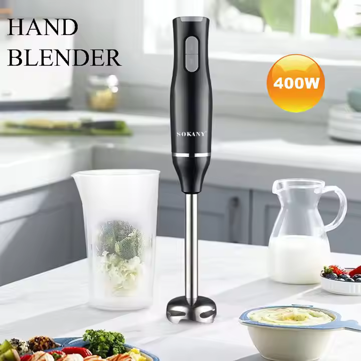 Sokany Blender Smoothie Makers Hand Blander Stainless Steel Blade